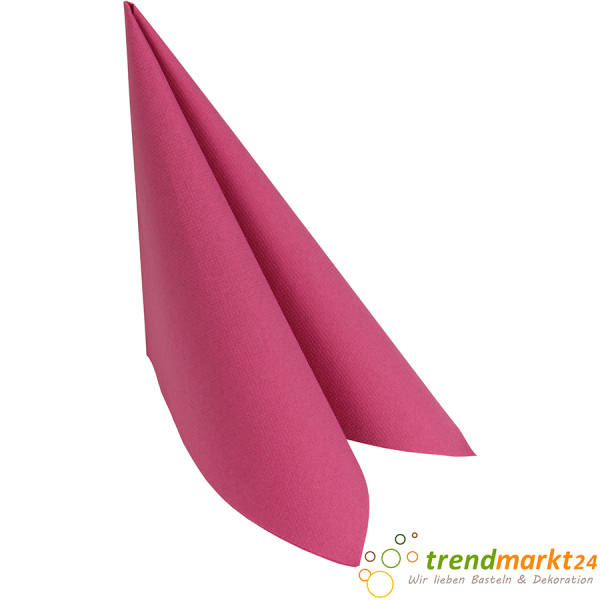 Premiumservietten fuchsia ROYAL 40 x 40 cm Formstabil 1/4-Falz