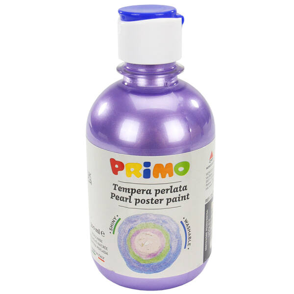 Tempera Pearlfarbe violett 300ml Flasche Metallicfarbe Pearl Gouachefarbe