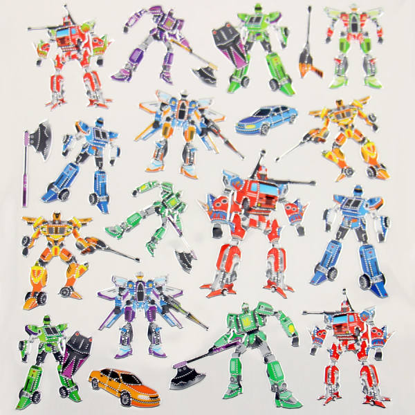 Sticker Roboter 1 Blatt