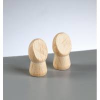 Holzhände 10 Stück roh, 32x15 mm