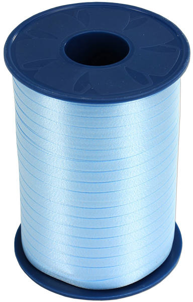 Schleifenband hellblau 500m x 5mm Ringelband Geschenkband