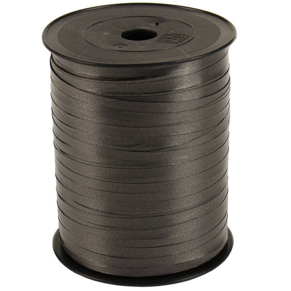 Schleifenband anthrazit 500m x 5mm Ringelband Geschenkband