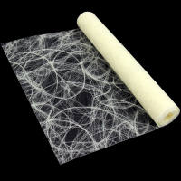 Dekovlies creme 5m x 30cm grob Tischläufer Sisaloptik Tischband