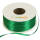 Doppelsatinband 3mm breit grün Rolle 100m lang Dekoband