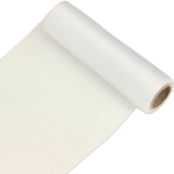 Tischband Organza weiß Rolle 16cm breit 9m lang