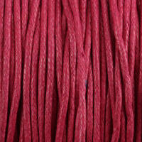 Baumwollkordel 1,5mm fuchsia gewachst 100m lang...
