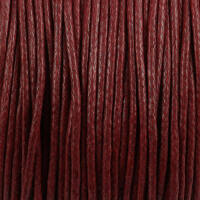 Baumwollkordel 1,5mm bordeaux gewachst 100m lang...