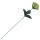 Rose creme rosa Ø 5 cm, 35 cm lang Seidenblume Kunstblume