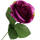 Rose violett Ø 5 cm 35 cm lang 1 StückSeidenblume Kunstblume