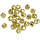 Glöckchen gold Schellen 24 Stück Ø 20 mm Kreuzrollen für WeddingWands Hochzeit