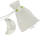 Regenbogenkristall Mond ca. 5 cm mit Chiffonbeutel