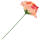 Rose orange rosa Ø 9 cm, 26 cm lang 1 Stück Kunstblume Seidenblume