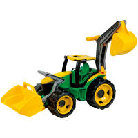 Starke Riesen großer Traktor mit Frontlader und...