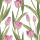 Papierservietten grünTulpen Motiv Blumen 3-lagig, 33x33 cm 20 Stück Frühling