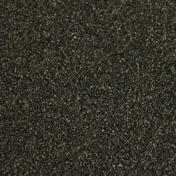 Farbsand anthrazit 1kg Körnung 0,5 mm Dekosand Bastelsand Sand