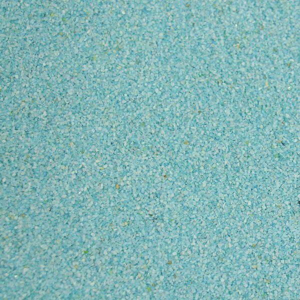Farbsand hellblau 1kg Körnung 0,5 mm Dekosand Bastelsand Sand