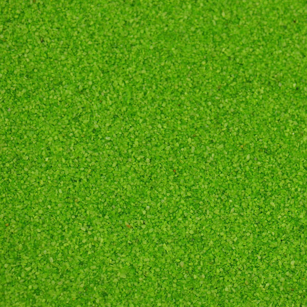 Farbsand grün 1kg Körnung 0,5 mm Dekosand Bastelsand Sand