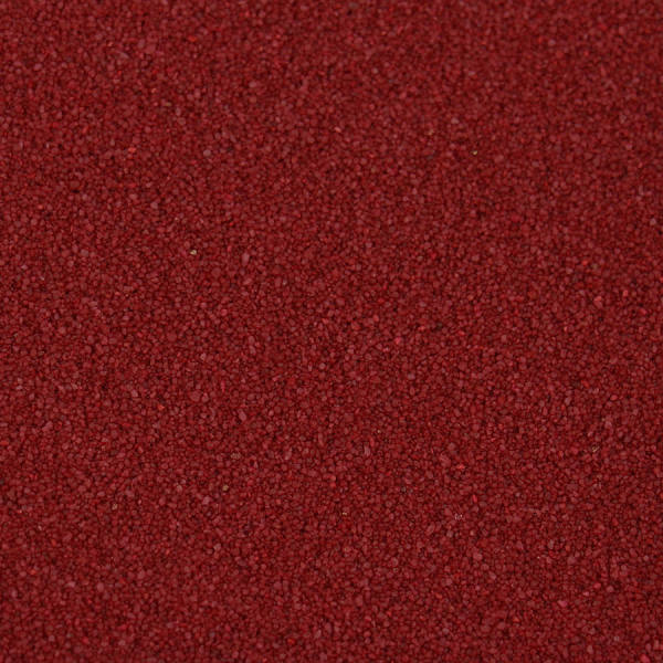 Farbsand rot königsrot 1kg Körnung 0,5 mm Dekosand Bastelsand Sand