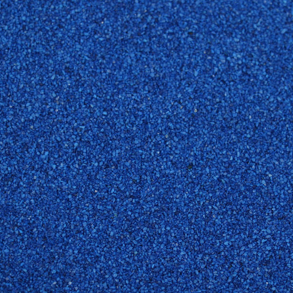 Farbsand blau 1kg Körnung 0,5 mm Dekosand Bastelsand Sand
