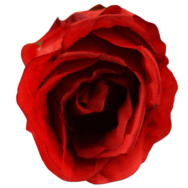 Rose rot Ø 5 cm Seidenblume 50 cm lang Kunstblume Rose