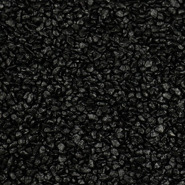 Dekokies scharz 1kg Körnung 2 - 3 mm Bastelkies Deko Granulat Kies