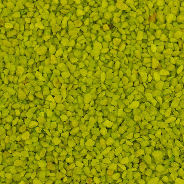 Dekokies apfelgrün 1kg Körnung 2 - 3 mm Bastelkies Deko Granulat Kies