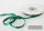 Satinband grün dunkelgrün Rolle 6mm breit, 25m lang