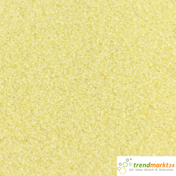 Farbsand champagner 1kg Körnung 0,5 mm Dekosand Bastelsand Sand