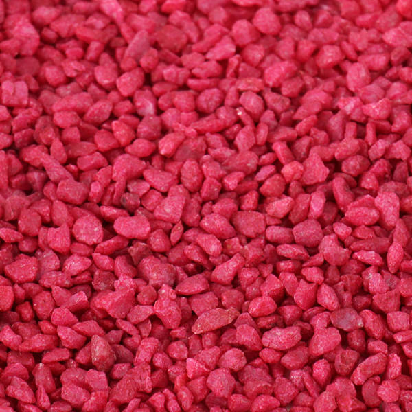 Dekokies fuchsia 1kg Körnung 2 - 3 mm Bastelkies Deko Granulat Kies