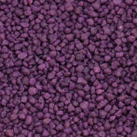 Dekokies aubergine 1kg Körnung 2 - 3 mm Bastelkies Deko Granulat Kies