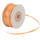 Doppelsatinband apricot 1 Rolle 50m x 3mm Satin Band Dekoband