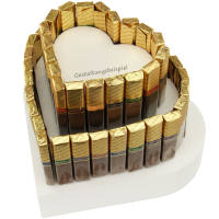 Styropor Herz 15 x 17 x 5 cm Styropor Rohling für Torte