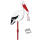 Blumenstecker Storch XXL, 1 m lang, Storch Hochzeit Gartendeko