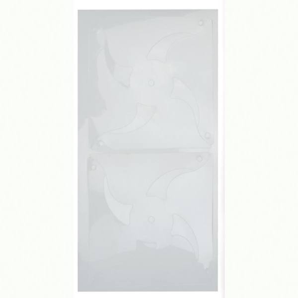 CREApop Folie 300, selbstklebend, transparent, 43x33cm, 0,3mm