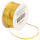 Doppelsatinband gold 1 Rolle 50m x 3mm Satin Band Dekoband