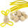 trendmarkt24 DIY Osterhasen basteln 10ner Set gelb bastel Idee | Bastelset