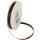 Doppelsatinband braun 1 Rolle 6mm x 25m Satin Band Dekoband