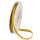 Doppelsatinband gold 1 Rolle 6mm x 25m Satin Band Dekoband