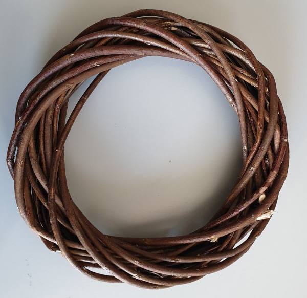 Weidenkranz braun Ø 20 cm 1 Stück Weidenring Rattankranz