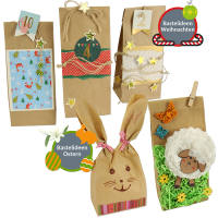 Papiertüten braun, 50 Stück, 12 x 9,5 x 32,5 Geschenkstüten