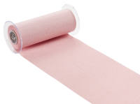 Tischläufer Leinenoptik rosa 20 cm breit 10 m lang...