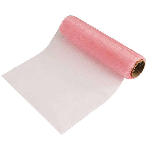 Tischband Organza rosa Rolle 16cm breit 9m lang