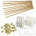Wedding Wands 48 Stück ca. 30 cm Hochzeit Stäbe mit Glocken & Bänder