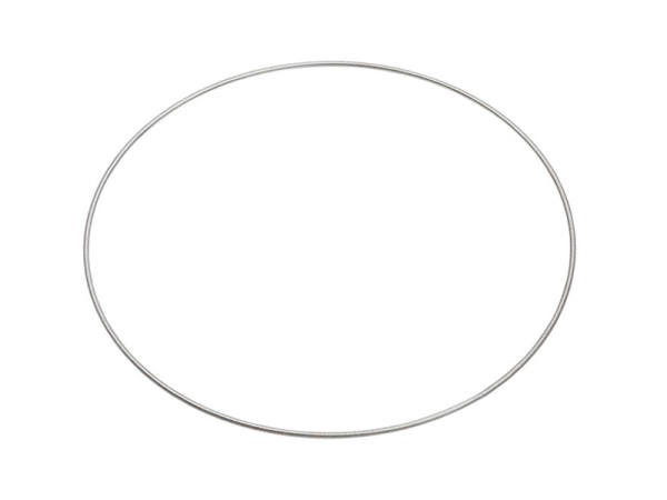 Metallring Drahtring Ø 10 cm silber Mobile Ring