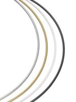 Metallring Drahtring Ø 25 cm schwarz Mobile Ring Traumfänger Makramee