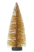Mini Tanne gold weiß ca. 15 cm Weihnachtsbaum...