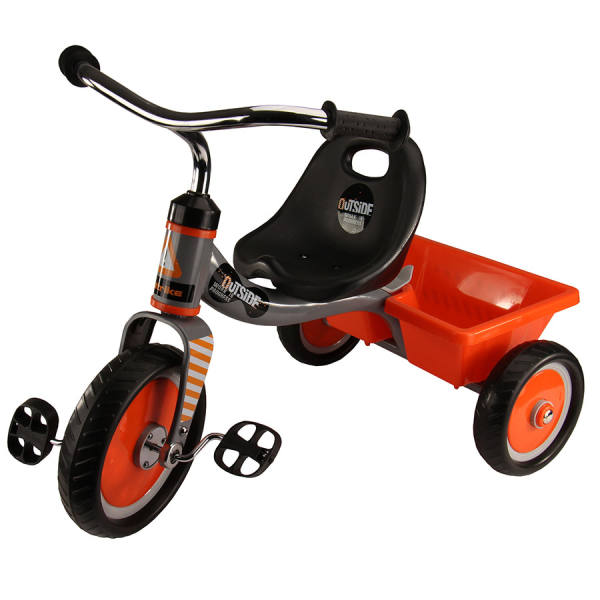 Dreirad draussen mit Korb bis 25kg belastbar ab 18 Monate Italtrike