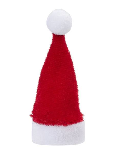 Nikolaus Mütze Mini 2 Stück ca. 4 x 7 cm rot weiß Wichtel Mütze