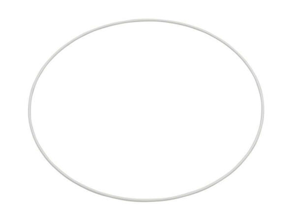 Metallring Drahtring Ø 15 cm weiss Mobile Ring