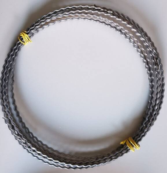 Drahtringe 18 cm Wellenringe aus Flachdraht 10 Stück